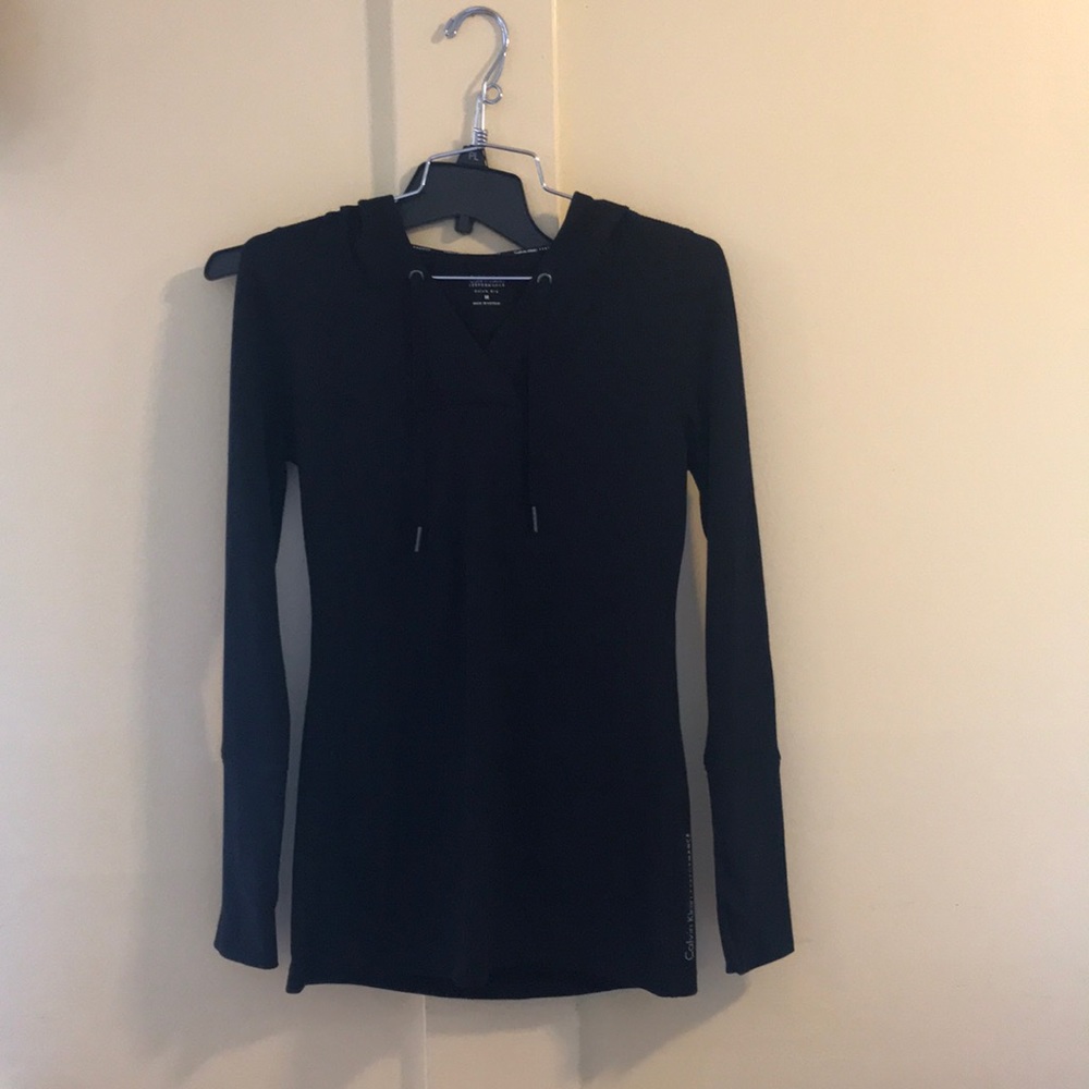 Calvin Klein thermal sweatshirt.